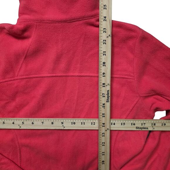 Columbia Full Zip Fleece Jacket Women’s Small Pink Fleece - Picture 2 of 8